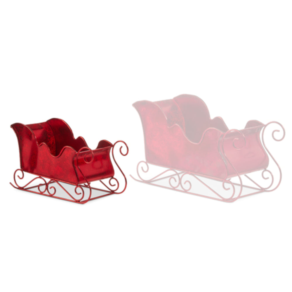 Raz Imports Red Sleighs