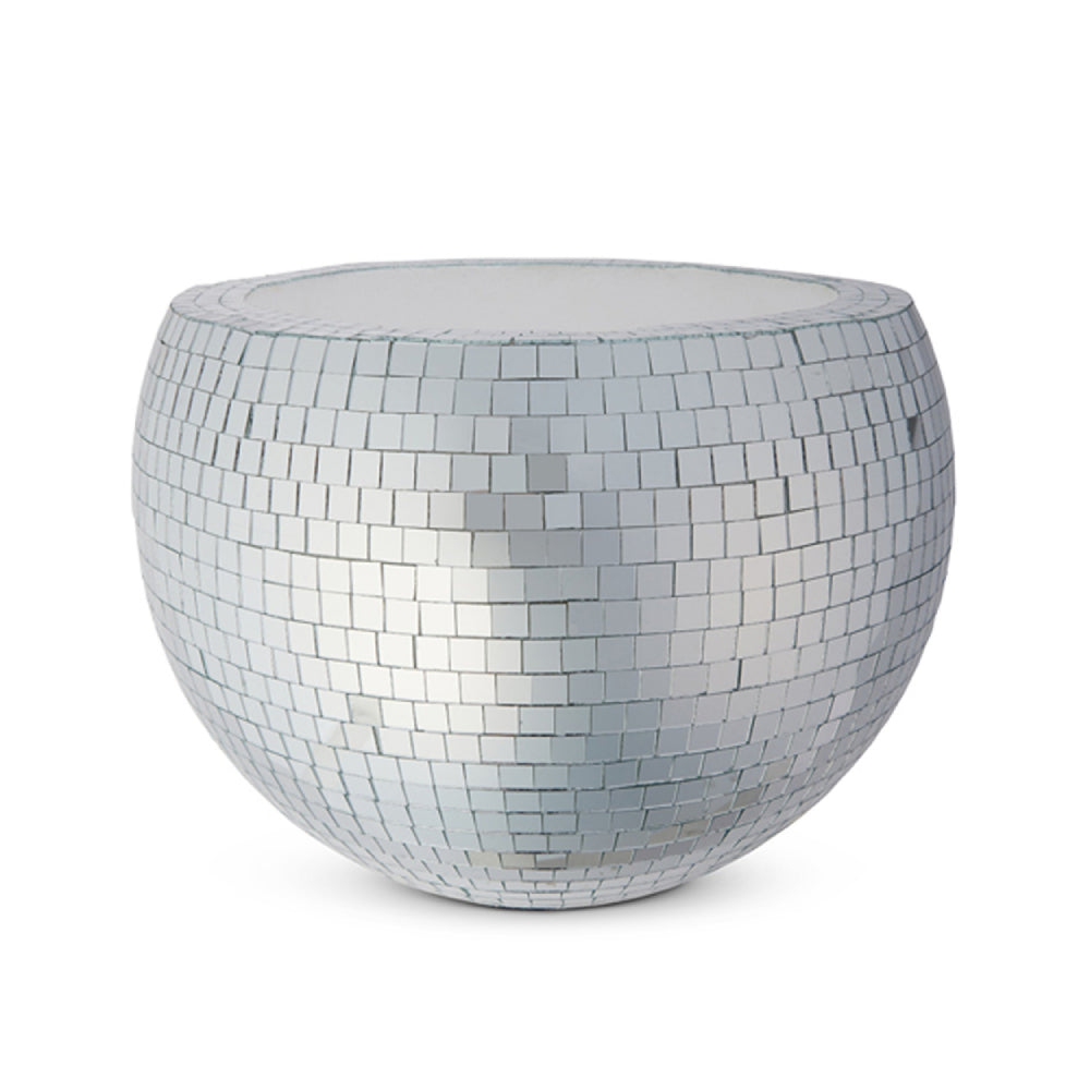 Raz Imports Silver Disco Ball Planter