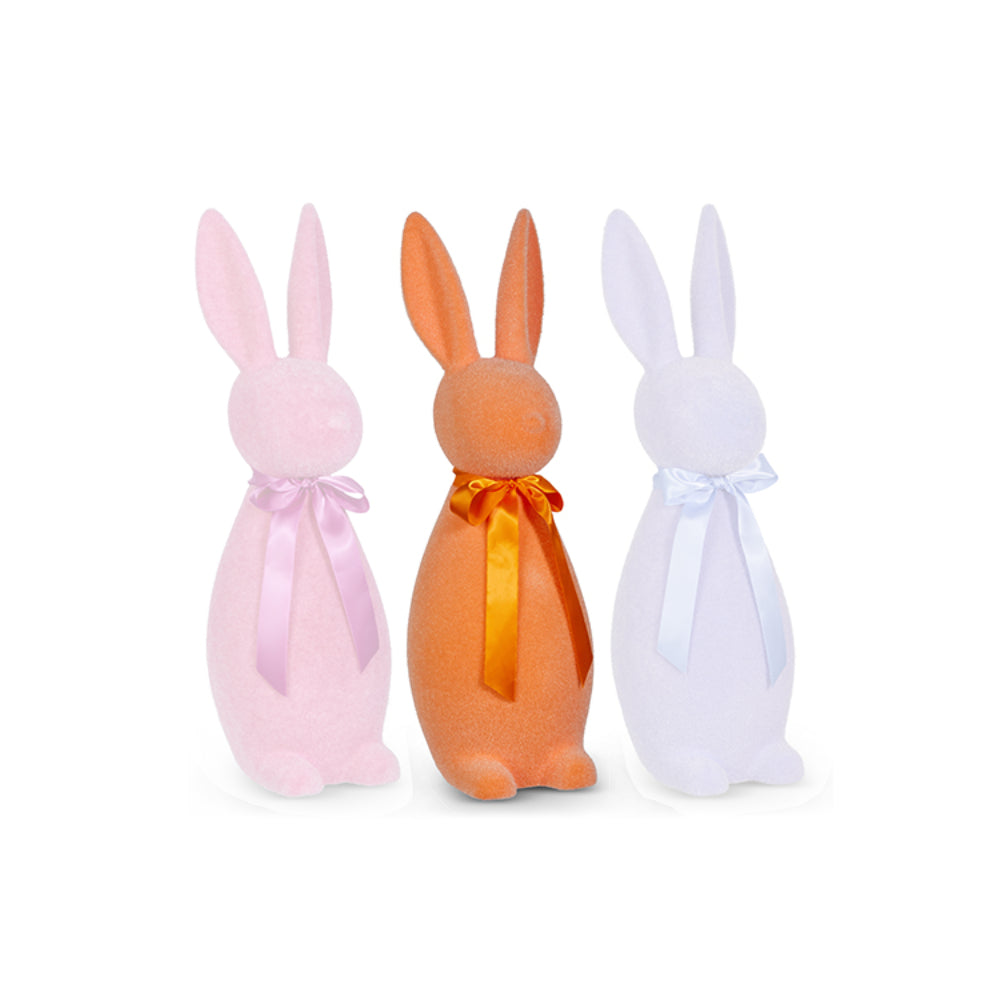 Raz Imports 27" Sherbet Flocked Bunny *IN STORE PICK UP ONLY*