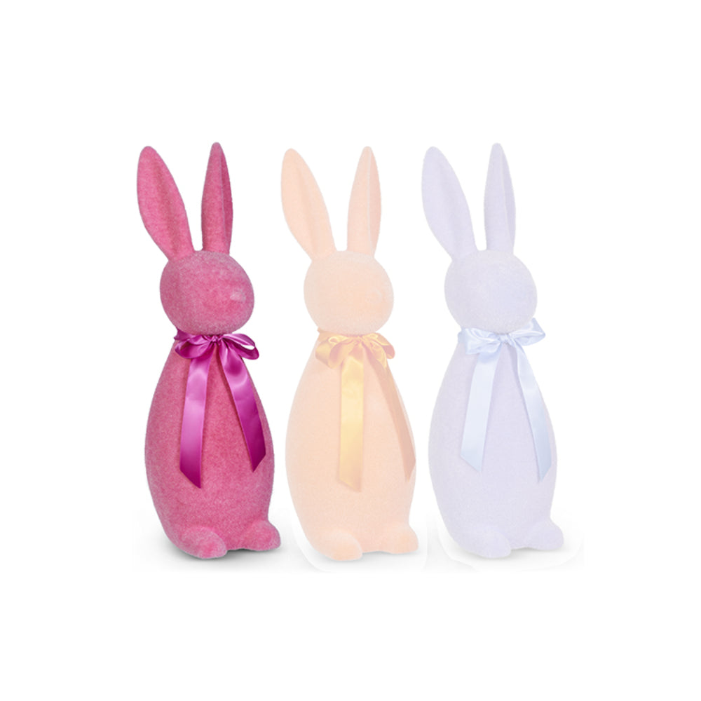 Raz Imports 27" Sherbet Flocked Bunny *IN STORE PICK UP ONLY*