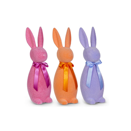 Raz Imports 27" Sherbet Flocked Bunny *IN STORE PICK UP ONLY*