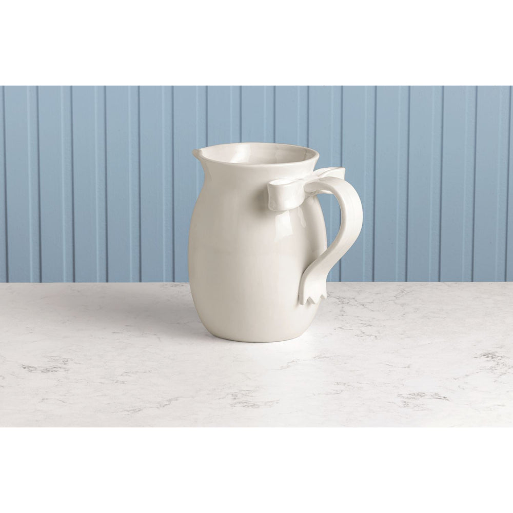 Mud Pie Bow Pitcher