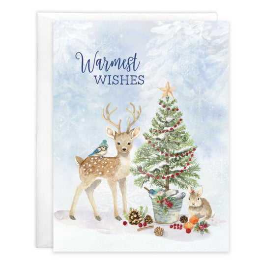 Gina B Designs Christmas Card - Forest Animal Christmas