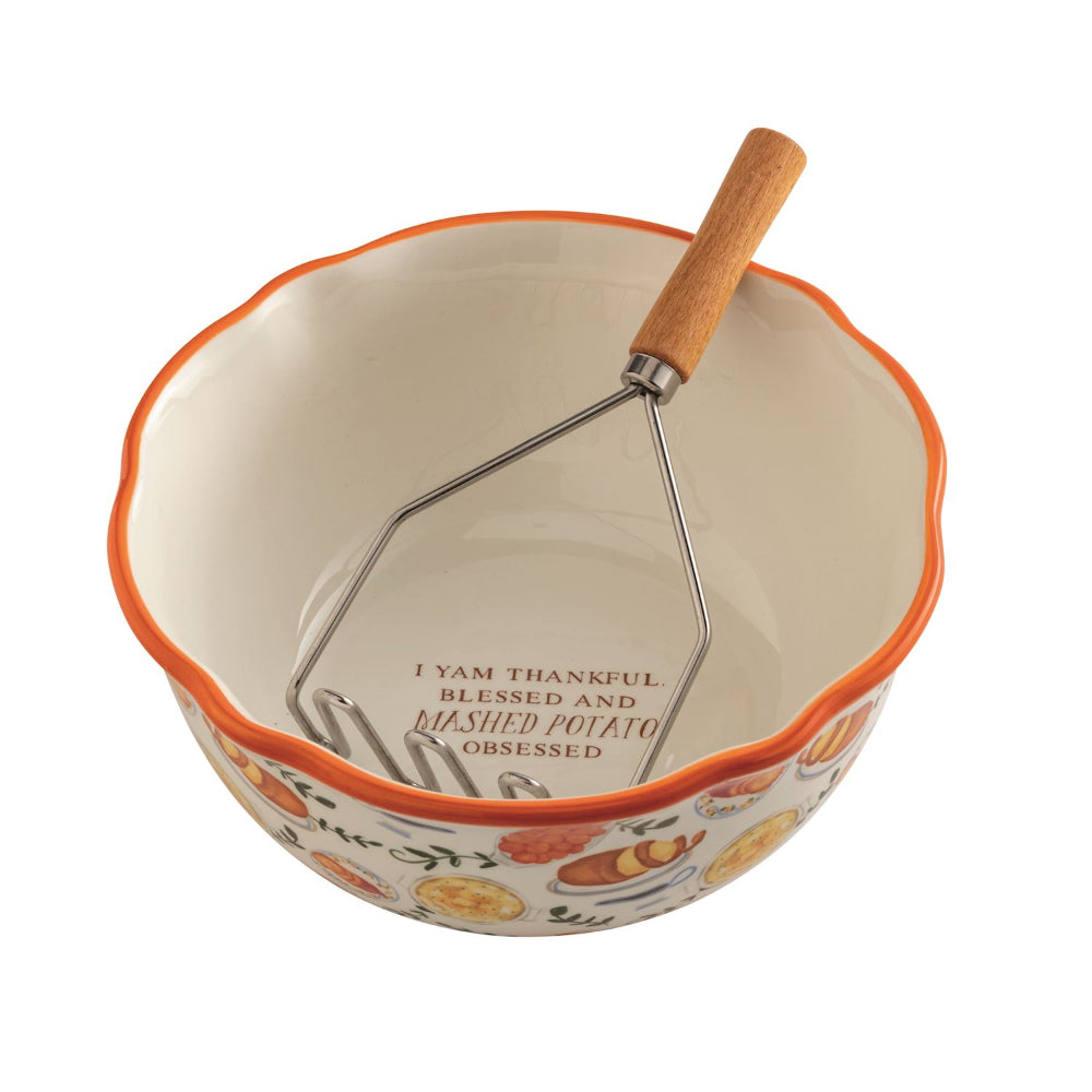 Mud Pie Yam Potato Bowl Set