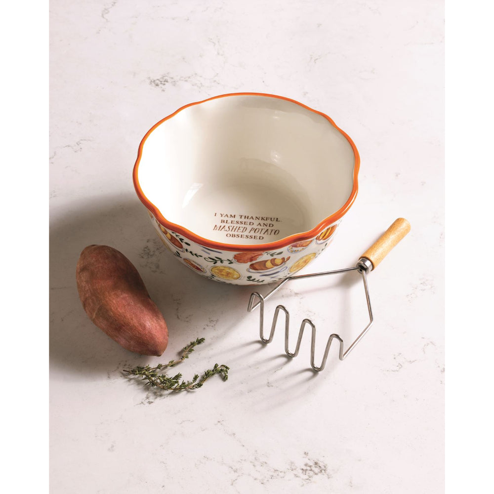 Mud Pie Yam Potato Bowl Set