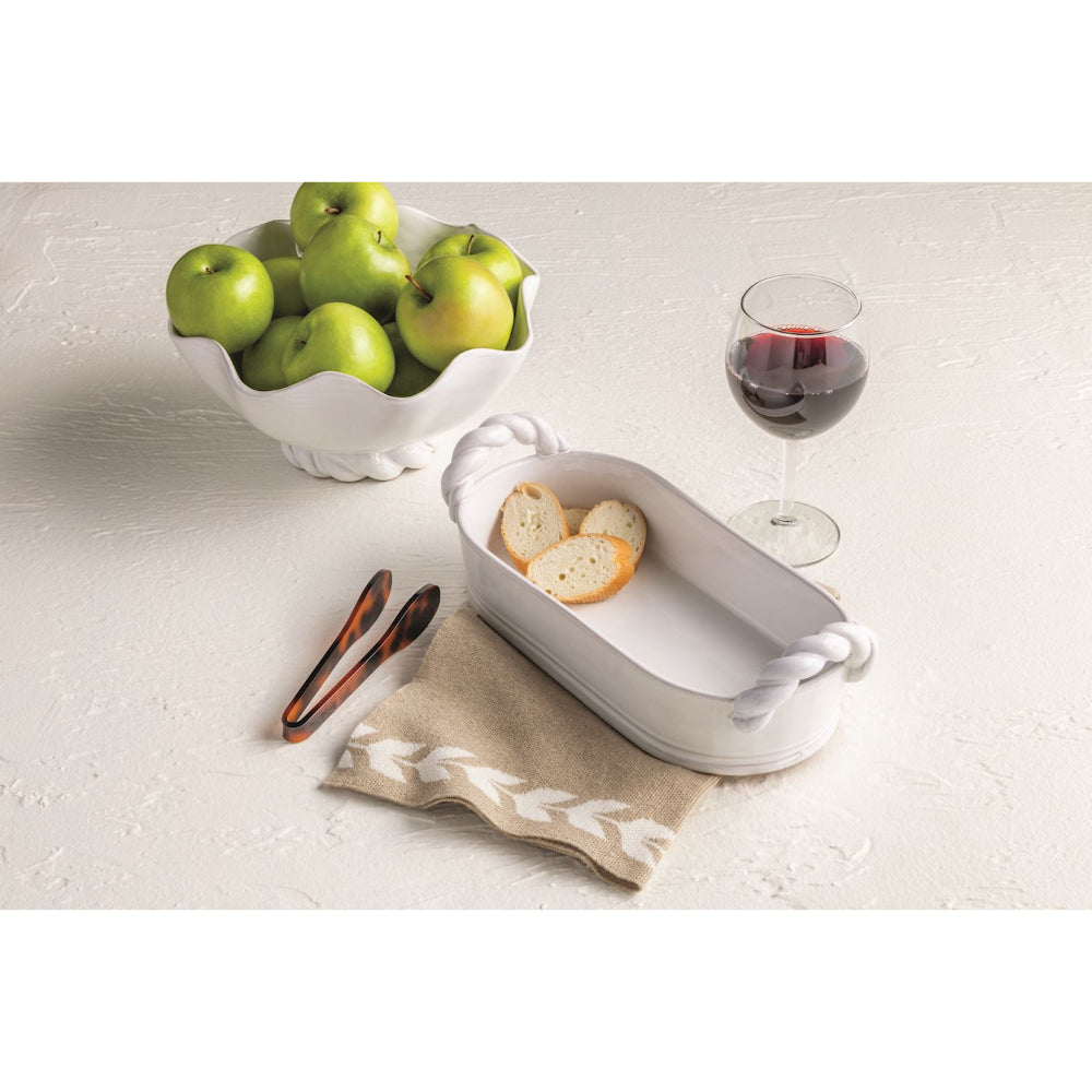 Mud Pie Ceramic Handle Bread Bowl