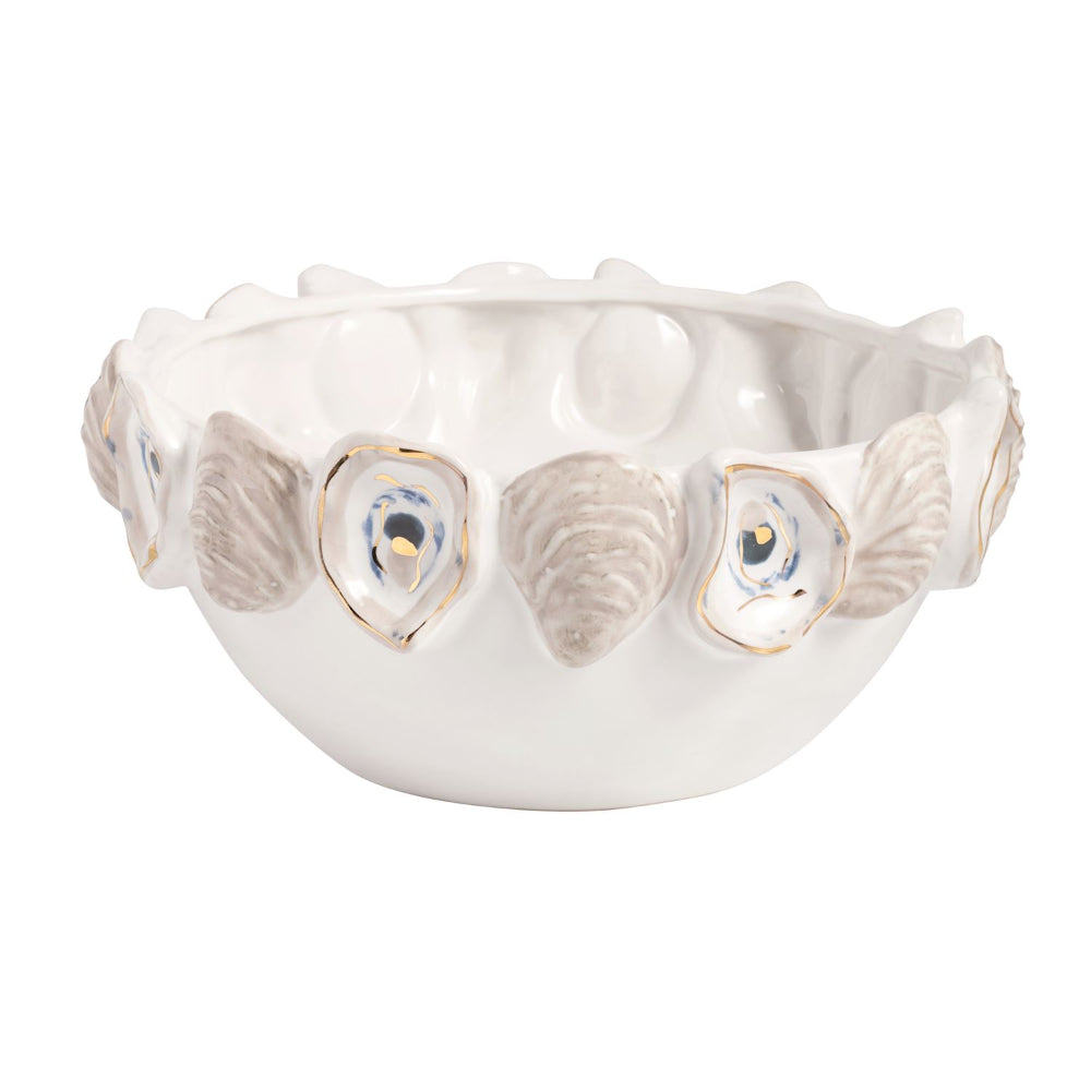 Mud Pie Oyster Ceramic Bowl