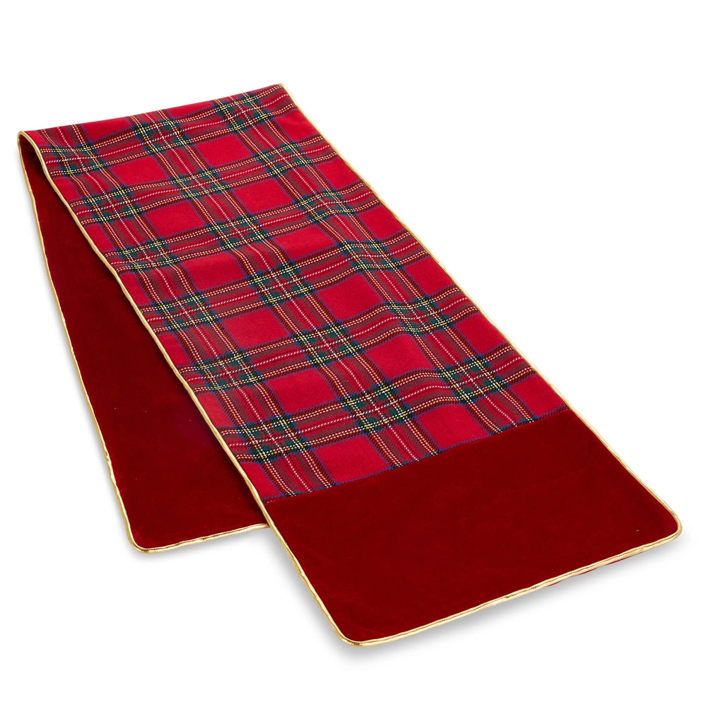 Raz Imports 72" Plaid Table Runner