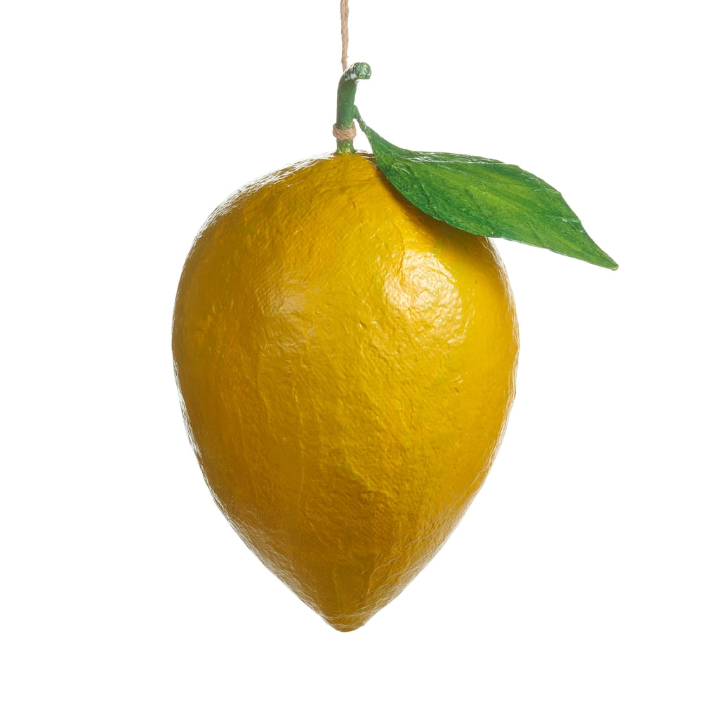Raz Imports Paper Mache Lemon