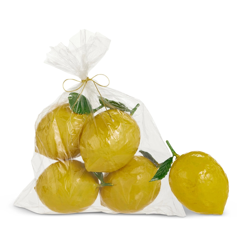Raz Imports Bag of Paper Mache Lemons