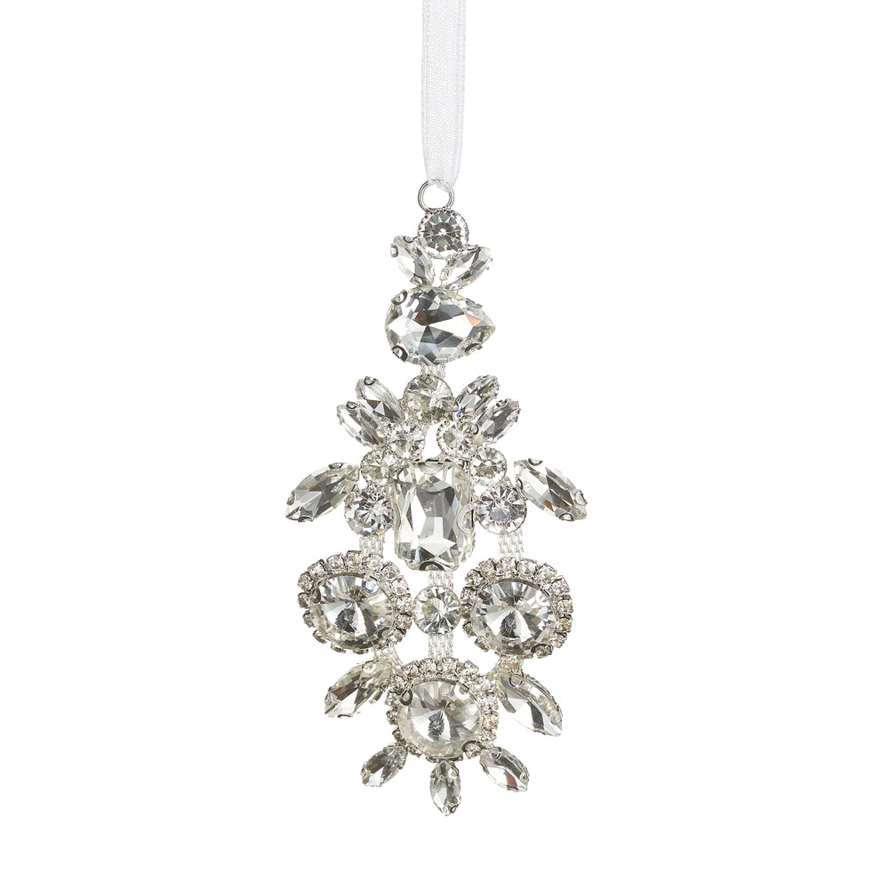 Raz Imports 4" Clear Jewel Ornament