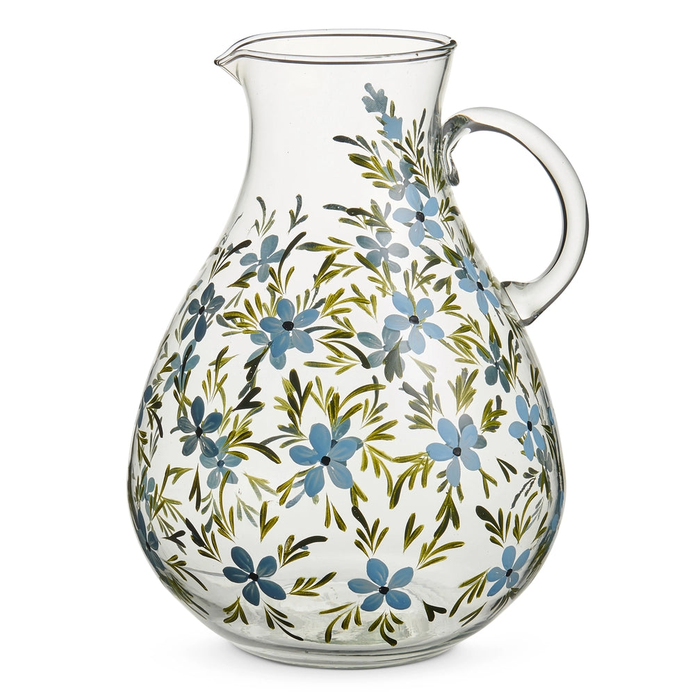 Raz Imports 10.5" Floral Pitcher