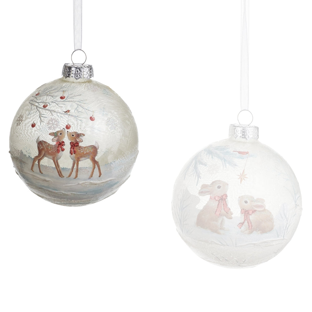Christmas ornament with reindeer 