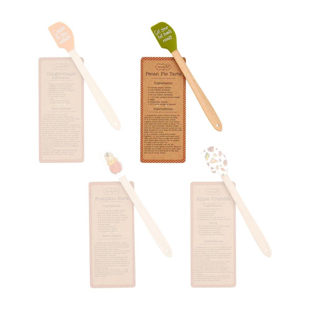 Mud Pie Fall Recipe Spatulas