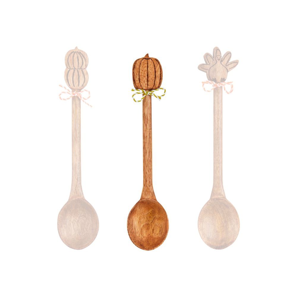 Mud Pie Thanksgiving Character Spoons