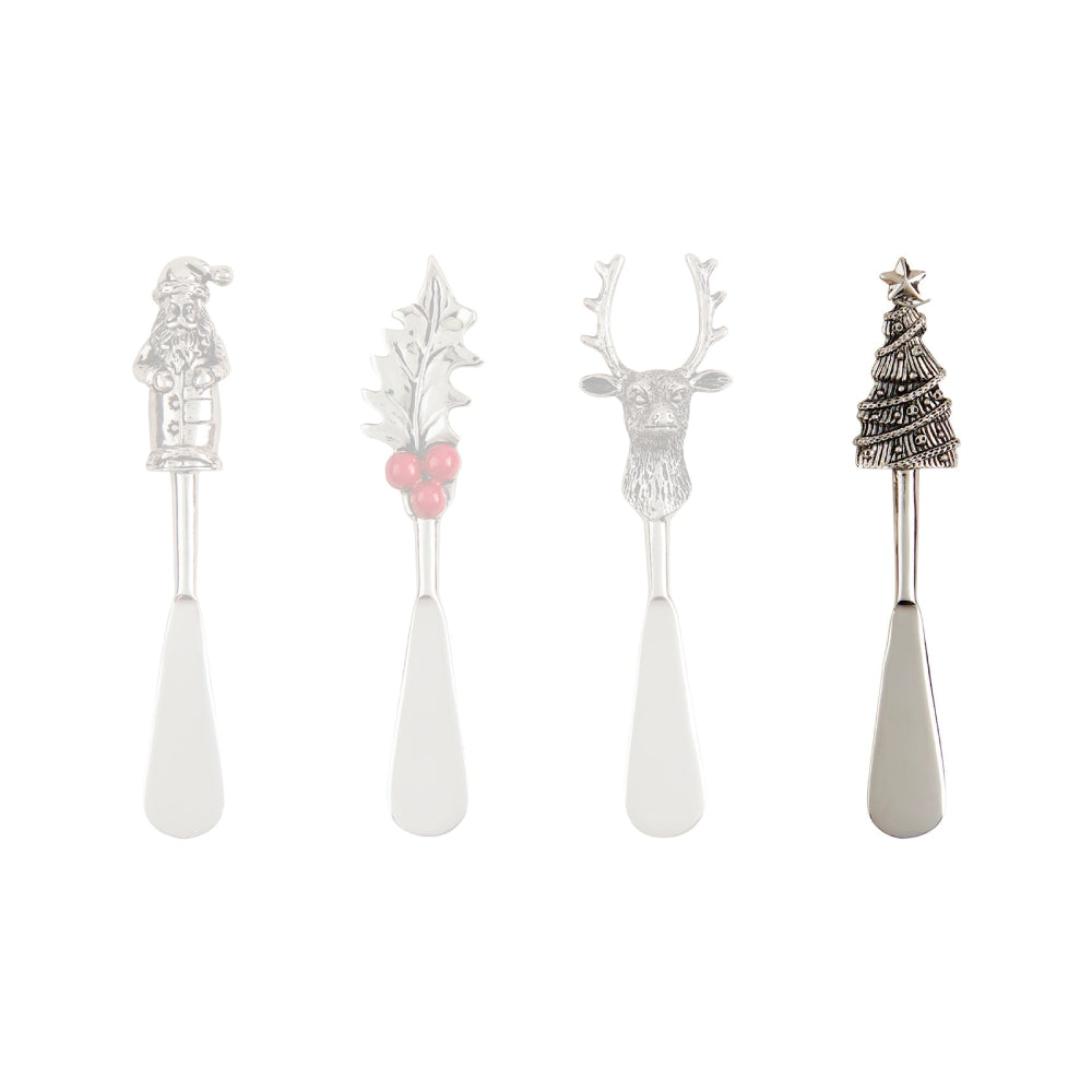 Mud Pie Christmas Metal Spreaders