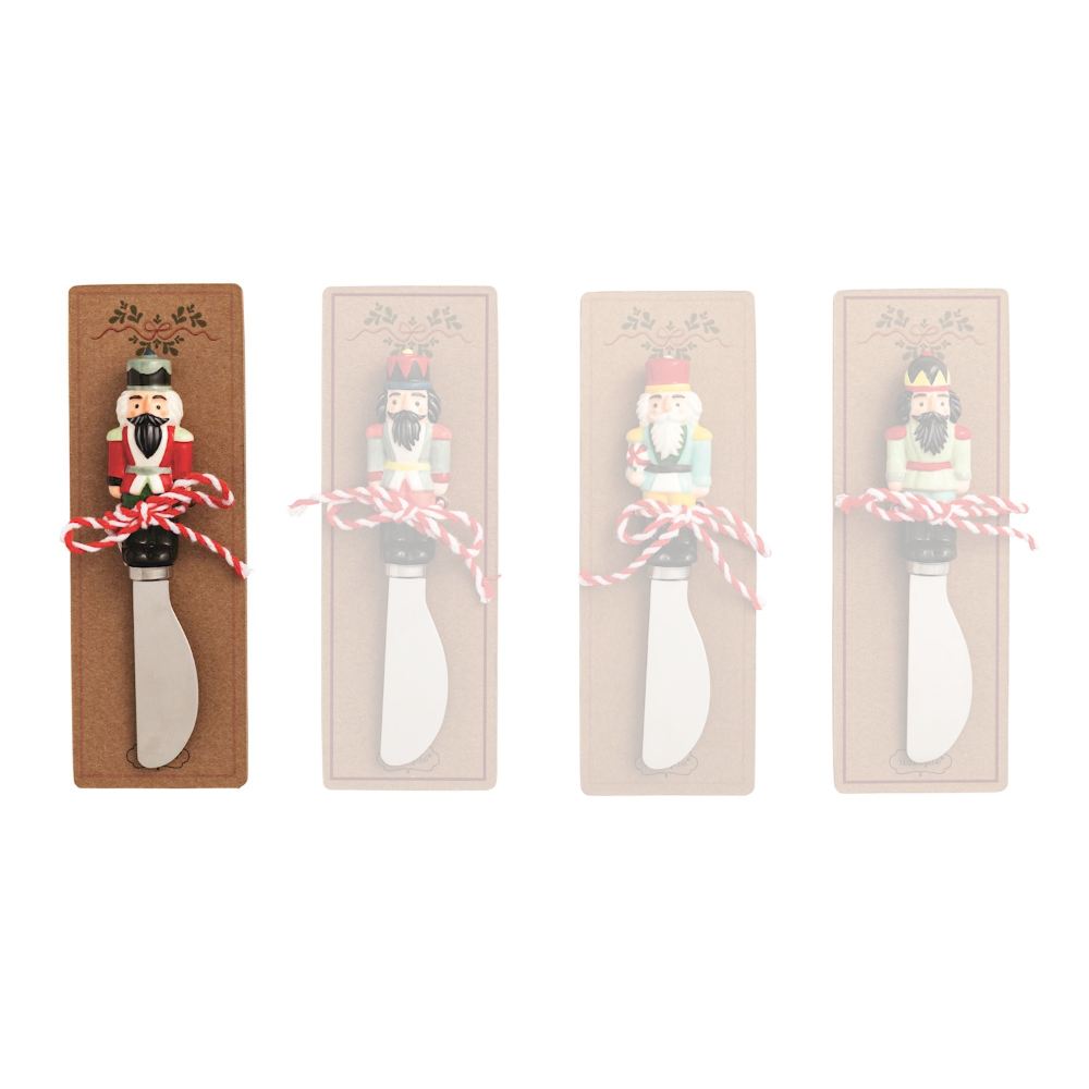 Mud Pie Ceramic Nutcracker Spreaders
