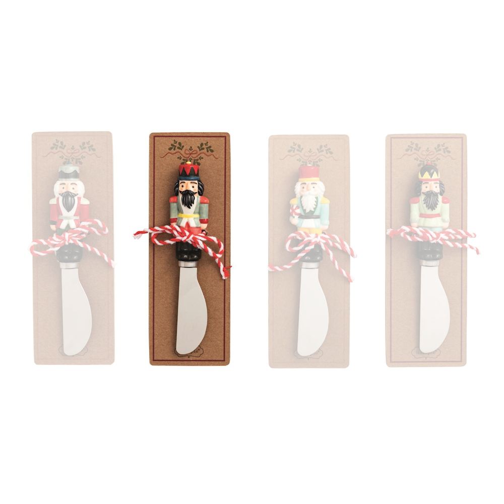 Mud Pie Ceramic Nutcracker Spreaders