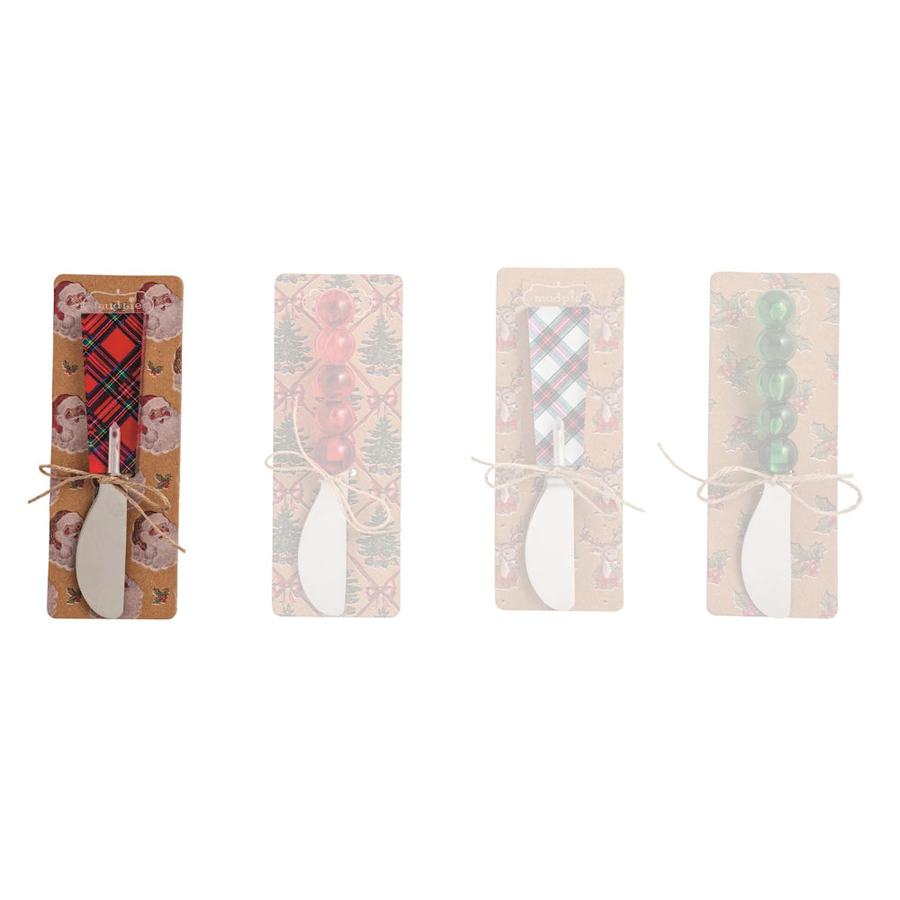 Mud Pie Tartan & Bauble Spreaders