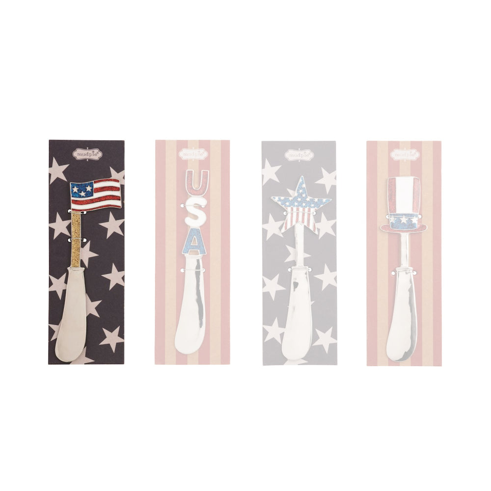 Mud Pie Enamel Americana Spreaders