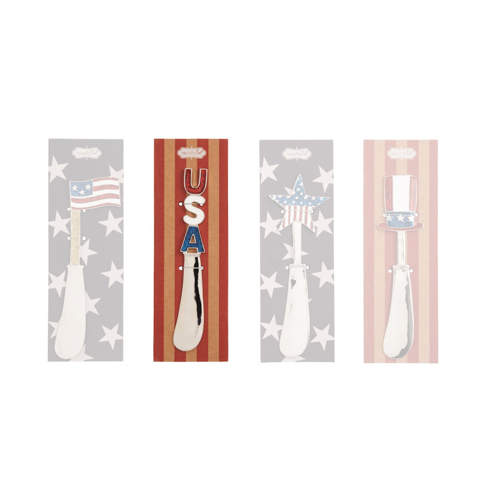 Mud Pie Enamel Americana Spreaders