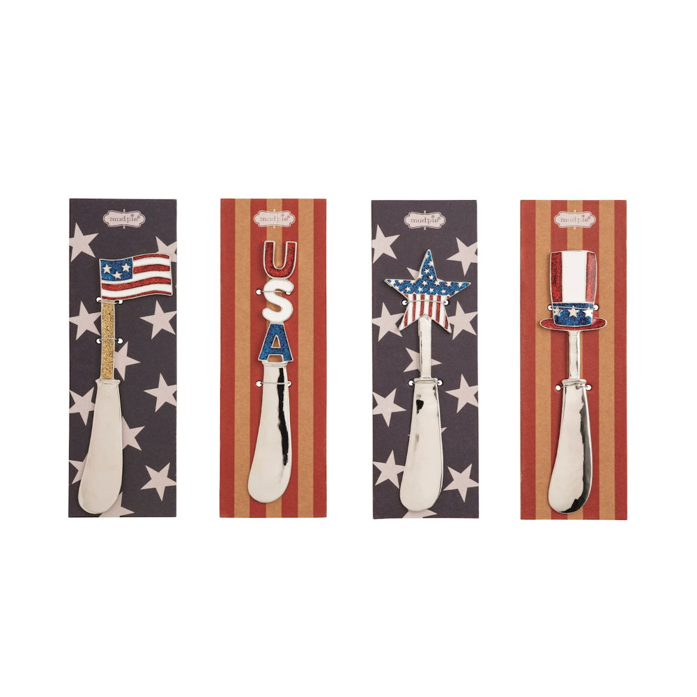Mud Pie Enamel Americana Spreaders