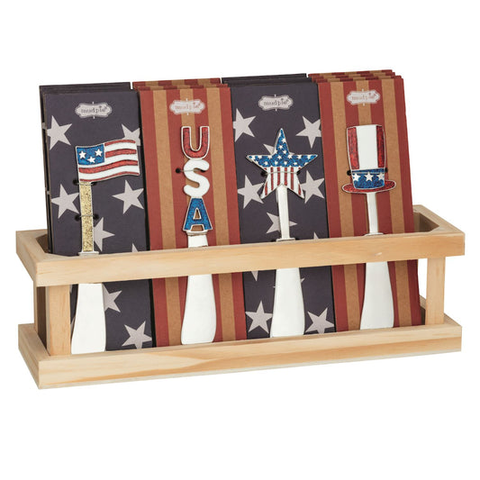 Mud Pie Enamel Americana Spreaders