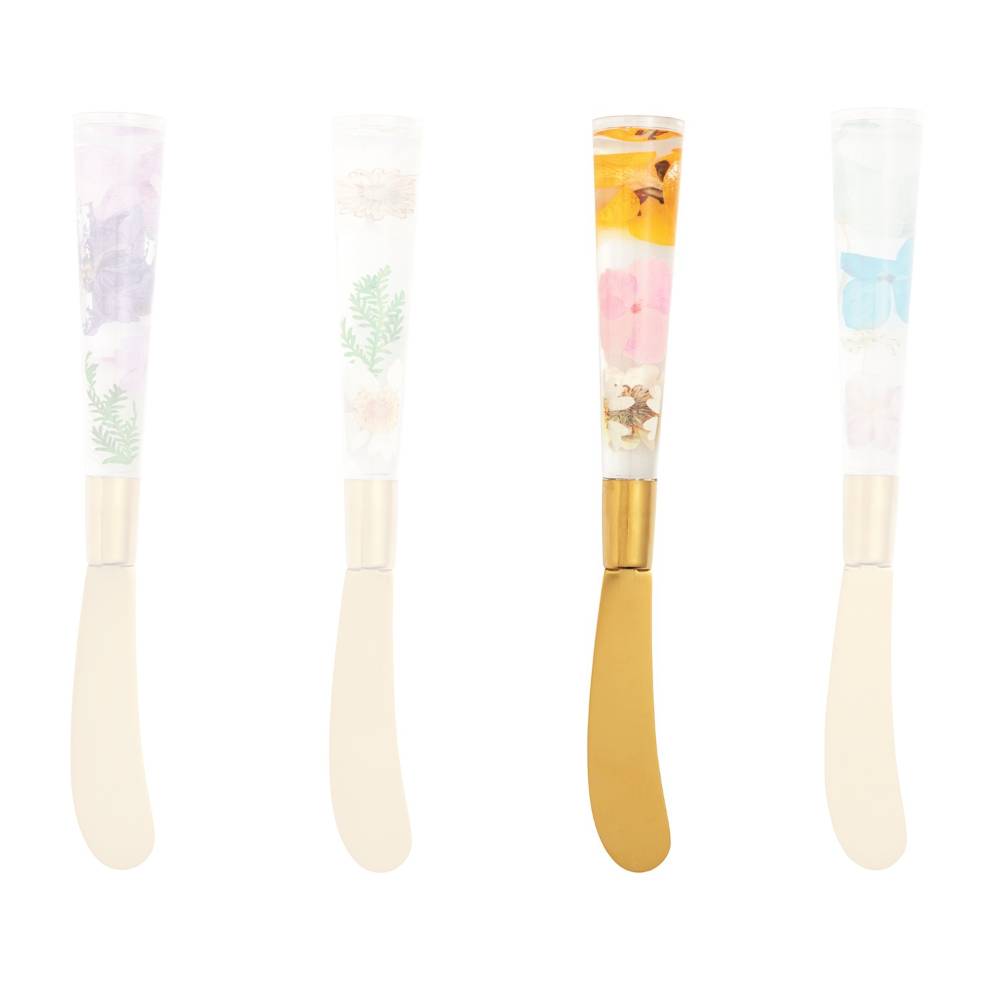 Mud Pie Pressed Flower Spreaders
