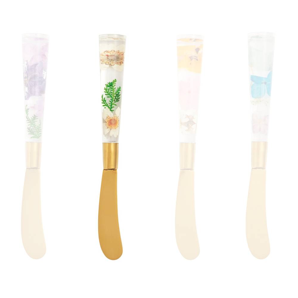 Mud Pie Pressed Flower Spreaders