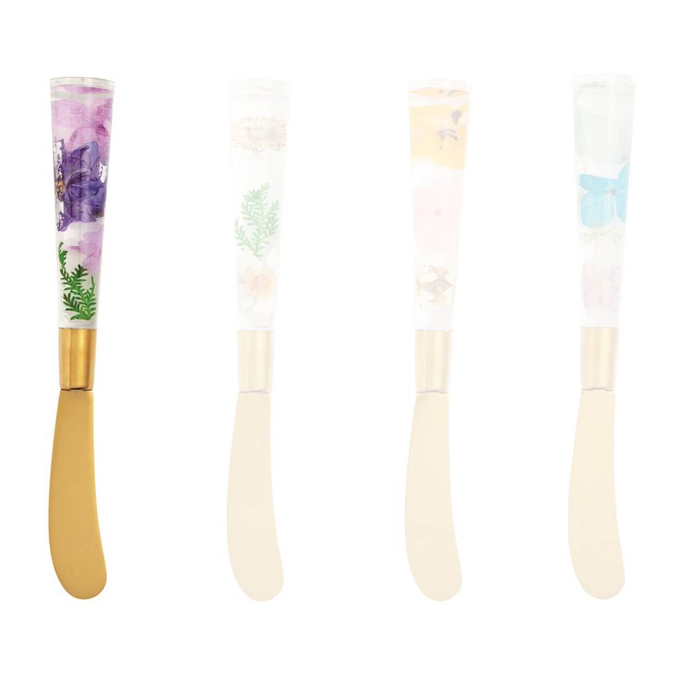 Mud Pie Pressed Flower Spreaders