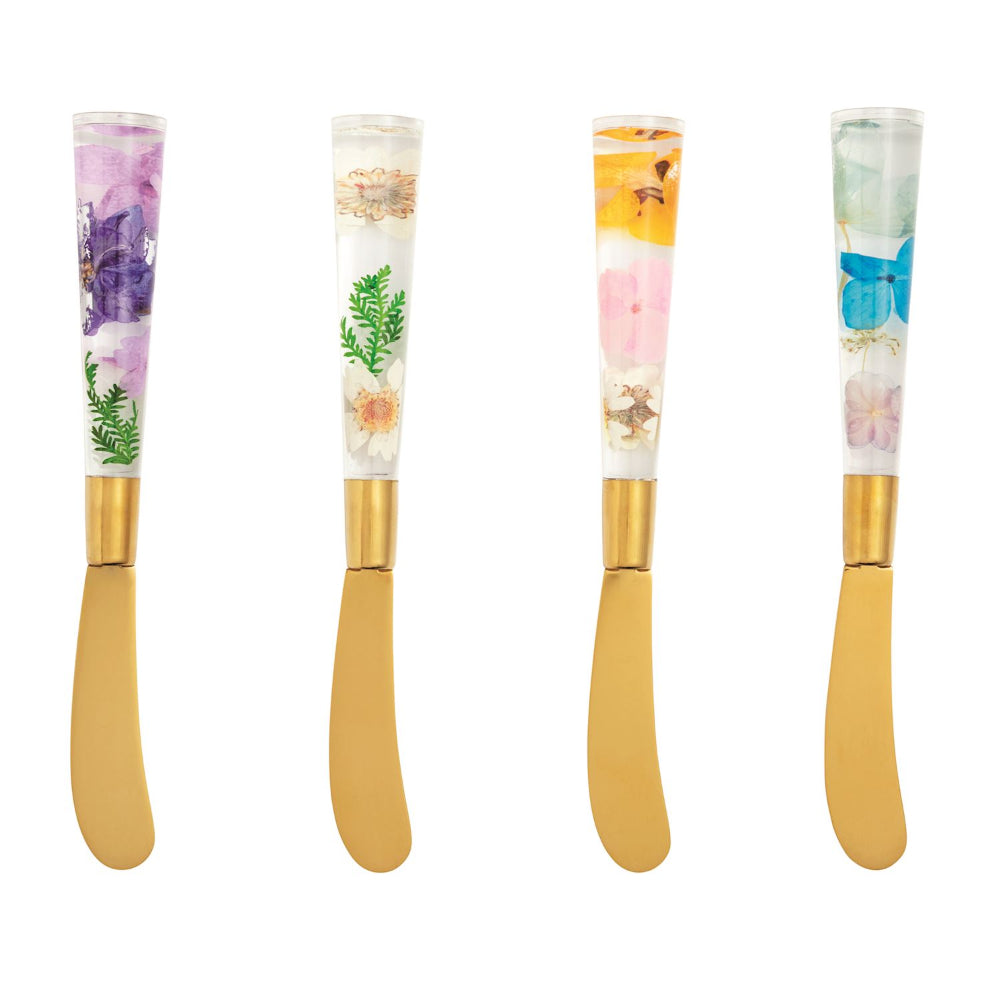 Mud Pie Pressed Flower Spreaders
