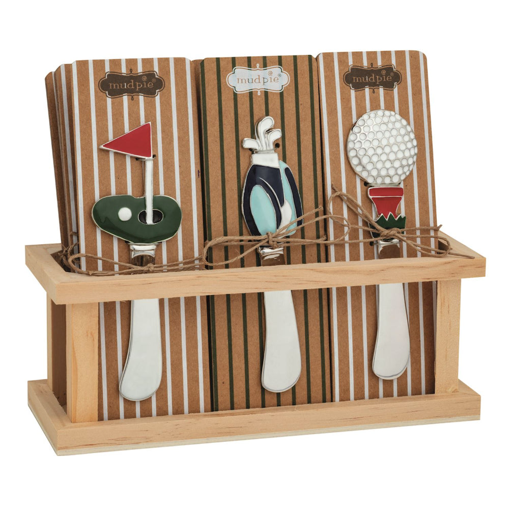 Mud Pie Enamel Golf Spreaders