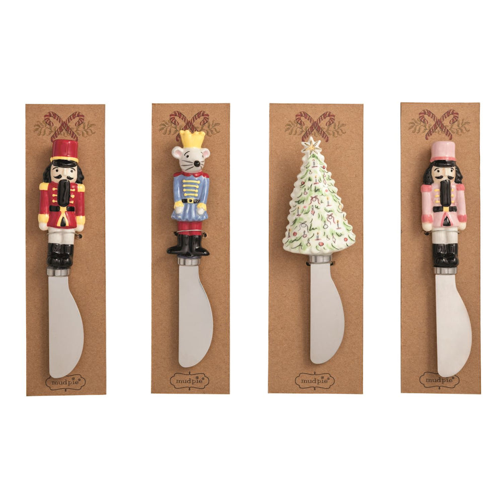 Mud Pie Nutcracker Spreaders