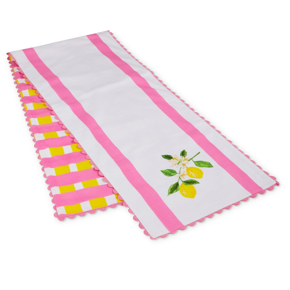 Raz Imports 72" Citrus Weave Reversible Table Runner