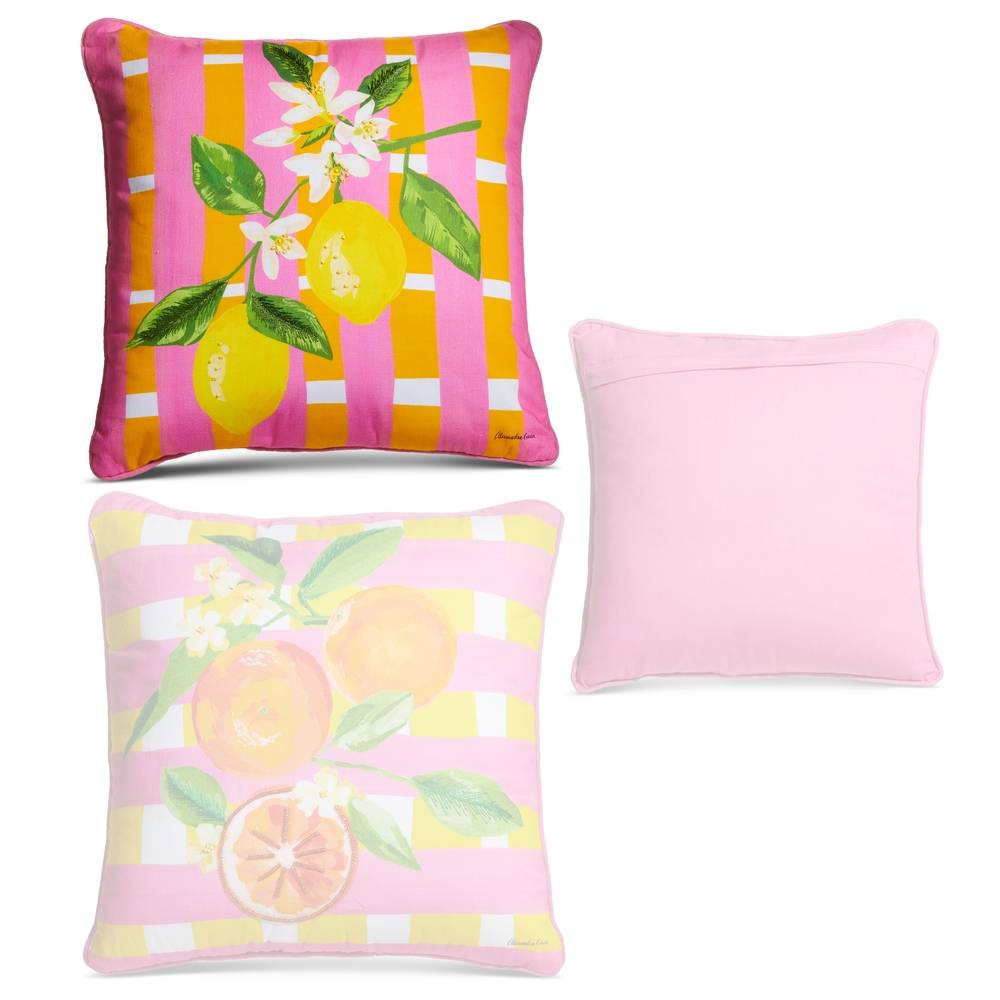 Raz Imports 18" Citrus Weave Pillow