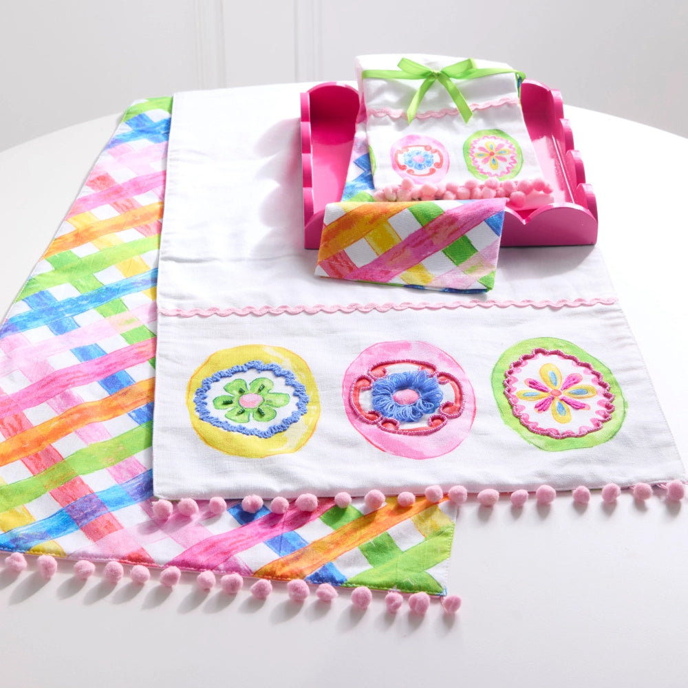 Raz Imports 72" Sweet Weave Reversible Table Runner