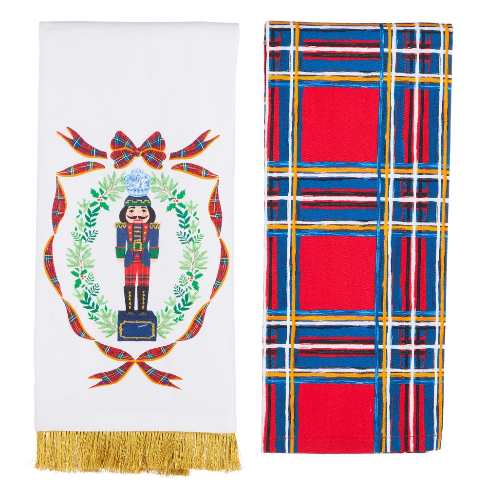 Set of 2 seasonal dish towels