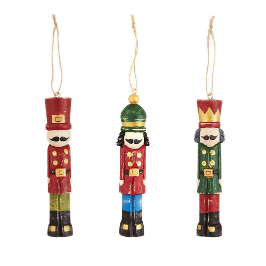 Mud Pie Nutcracker Wood Ornament