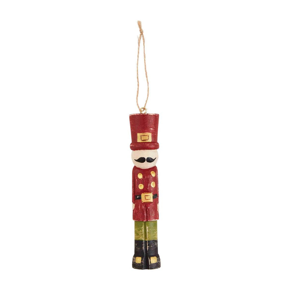 Mud Pie Nutcracker Wood Ornament