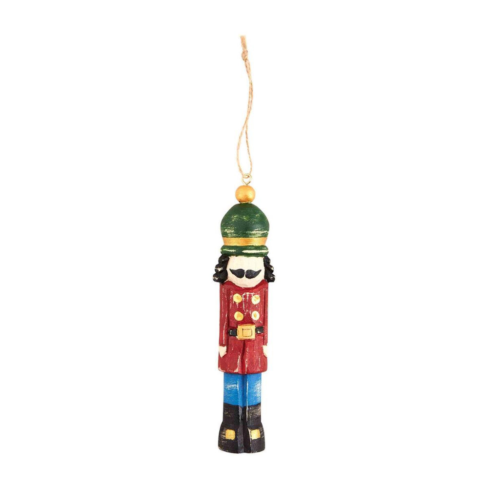 Mud Pie Nutcracker Wood Ornament