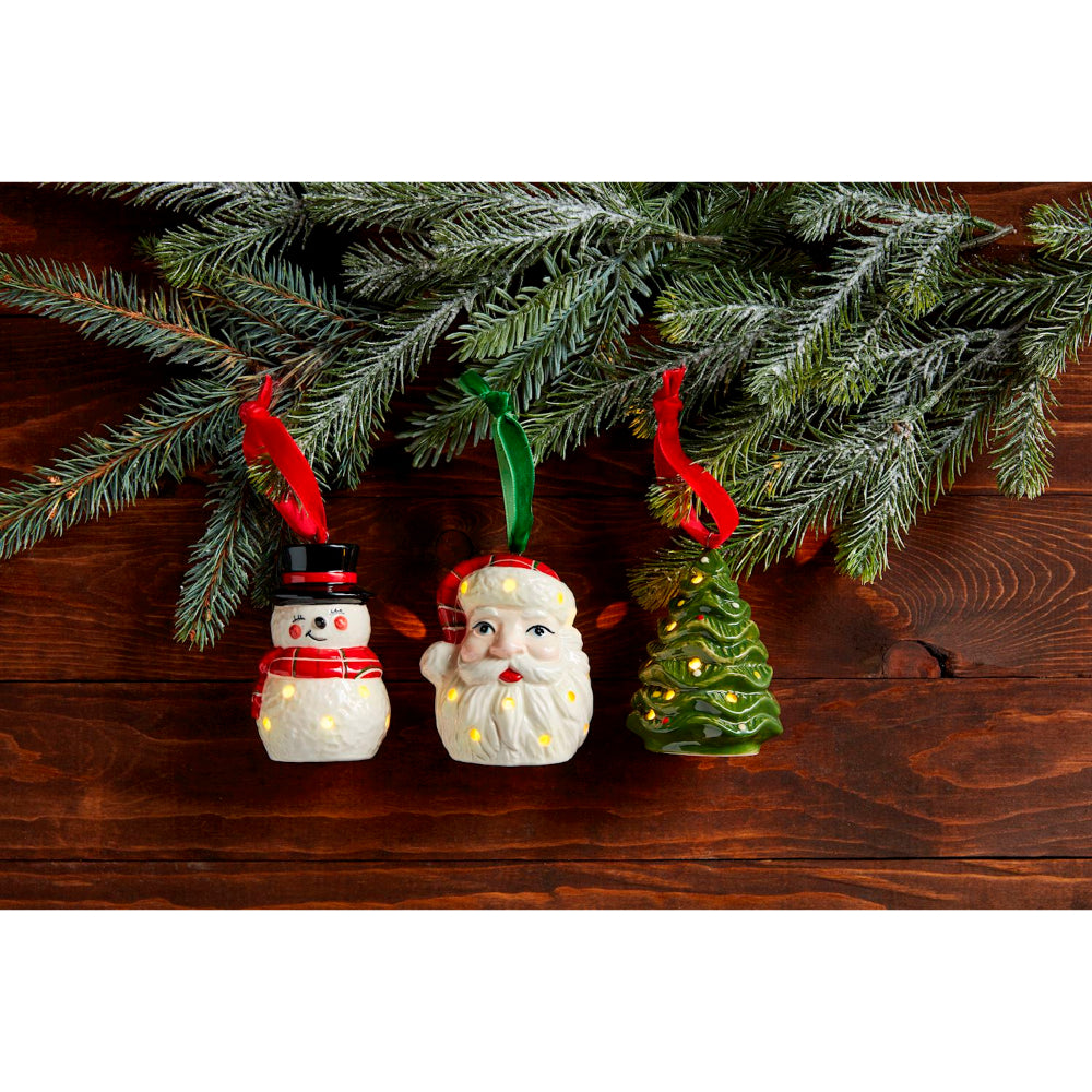 Mud Pie Classic Christmas Light-Up Ornament