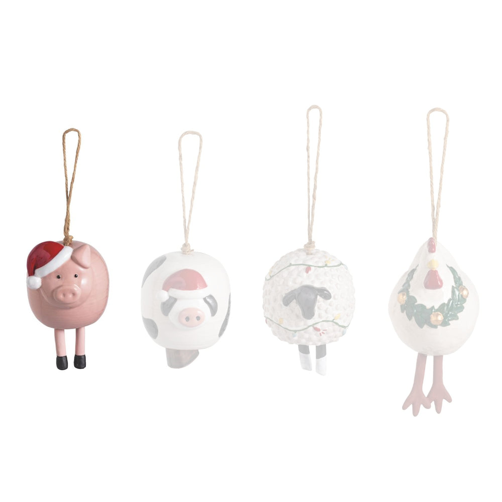 Mud Pie Animal Christmas Ornaments