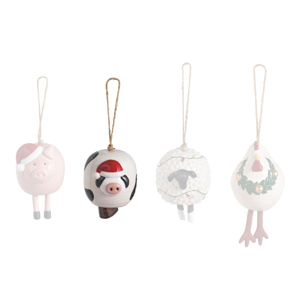 Mud Pie Animal Christmas Ornaments