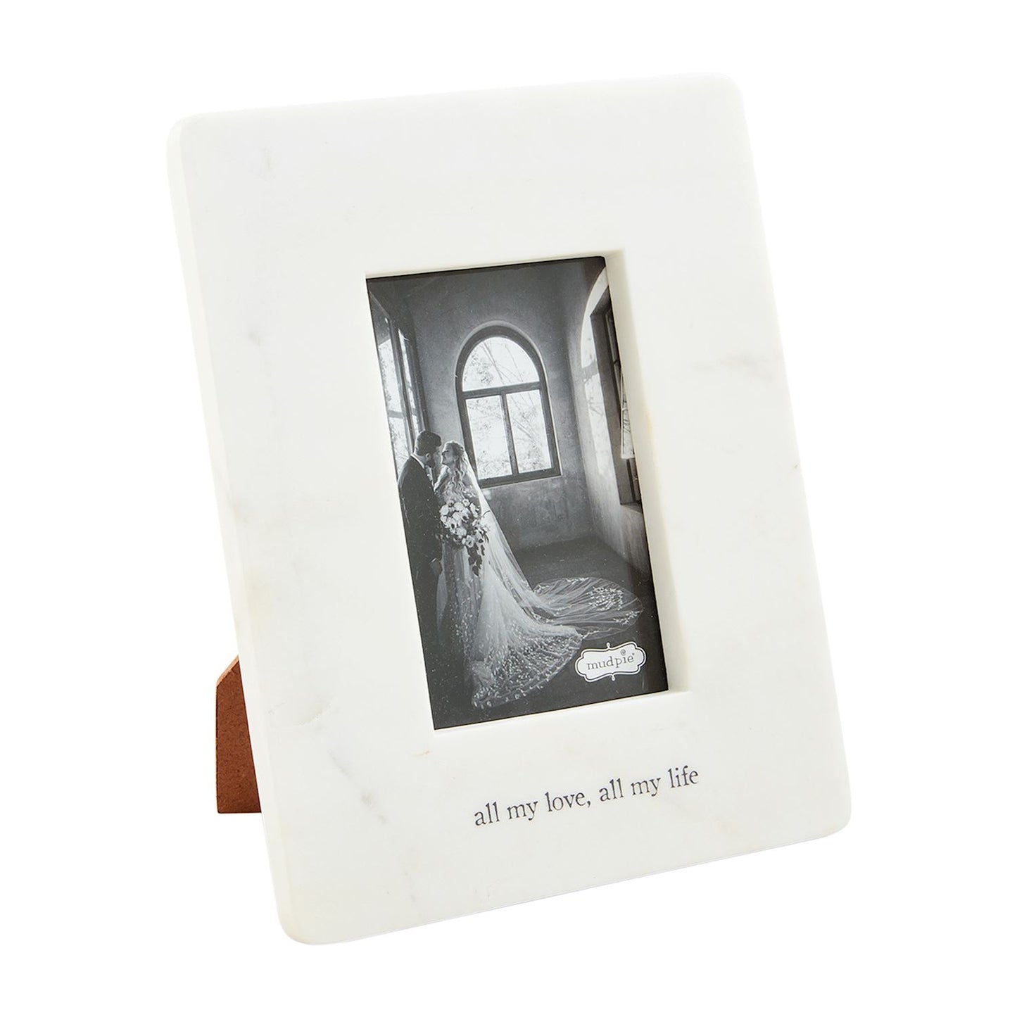 Mud Pie All My Love Marble Frame - 4 x 6