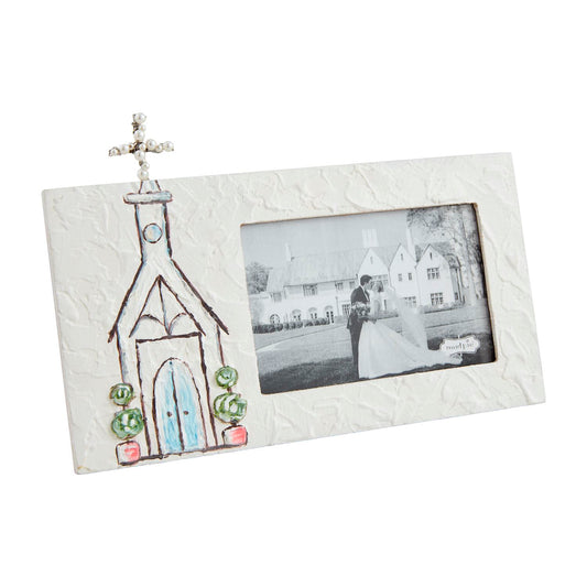 Mud Pie Painted Church Frame - 4 x 6