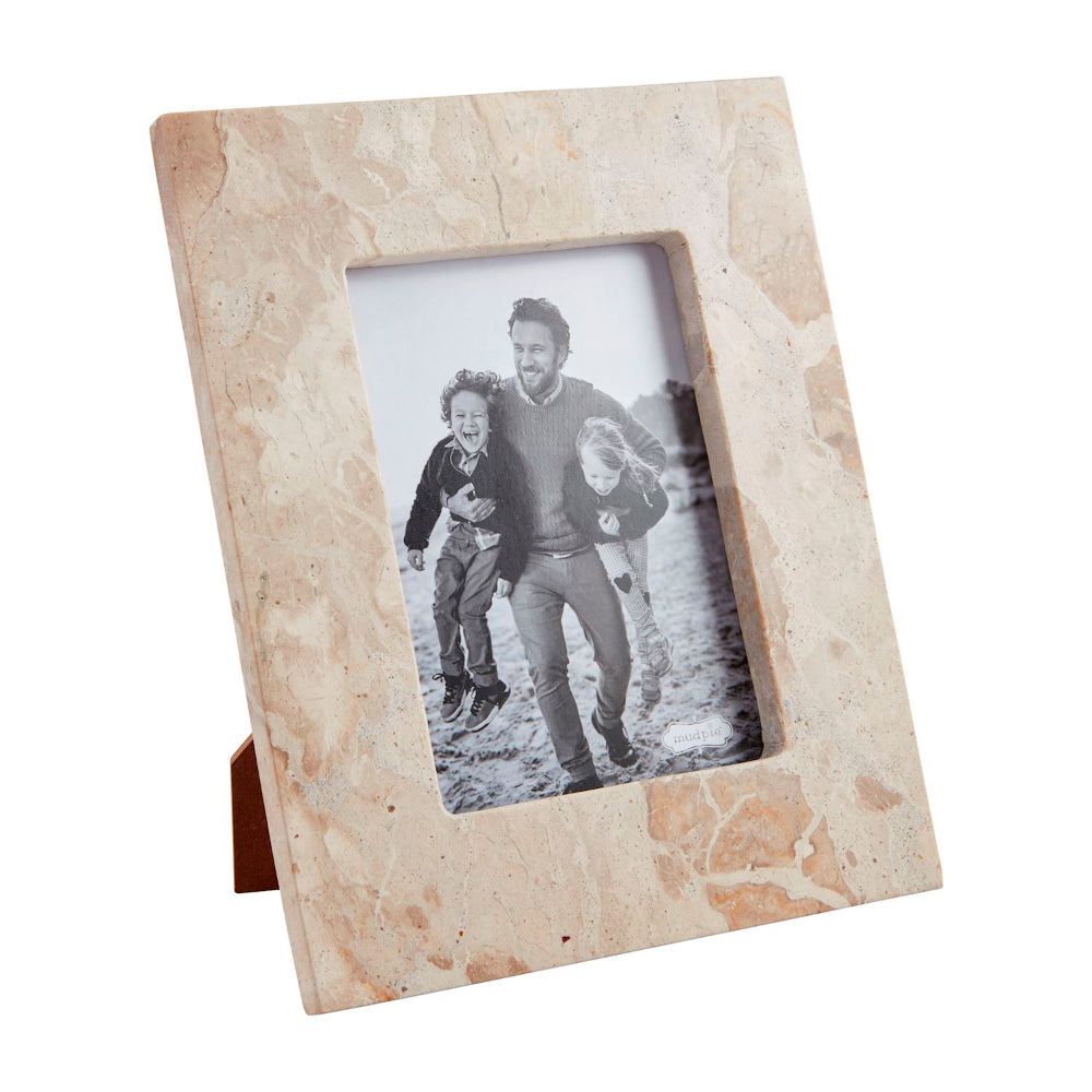Mud Pie Tan Marble Frame