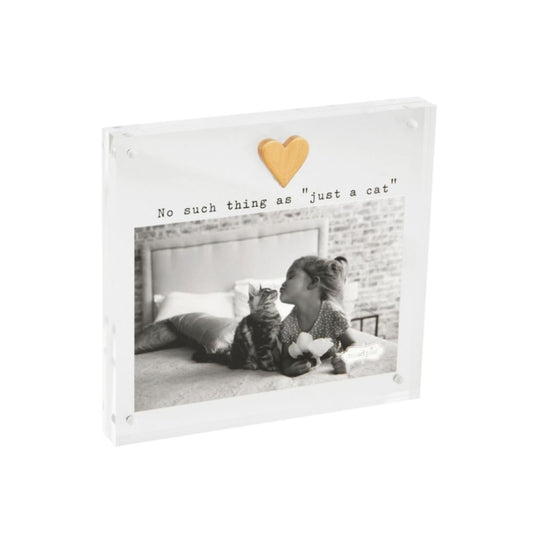 Mud Pie Acrylic Cat Frame - 4x6