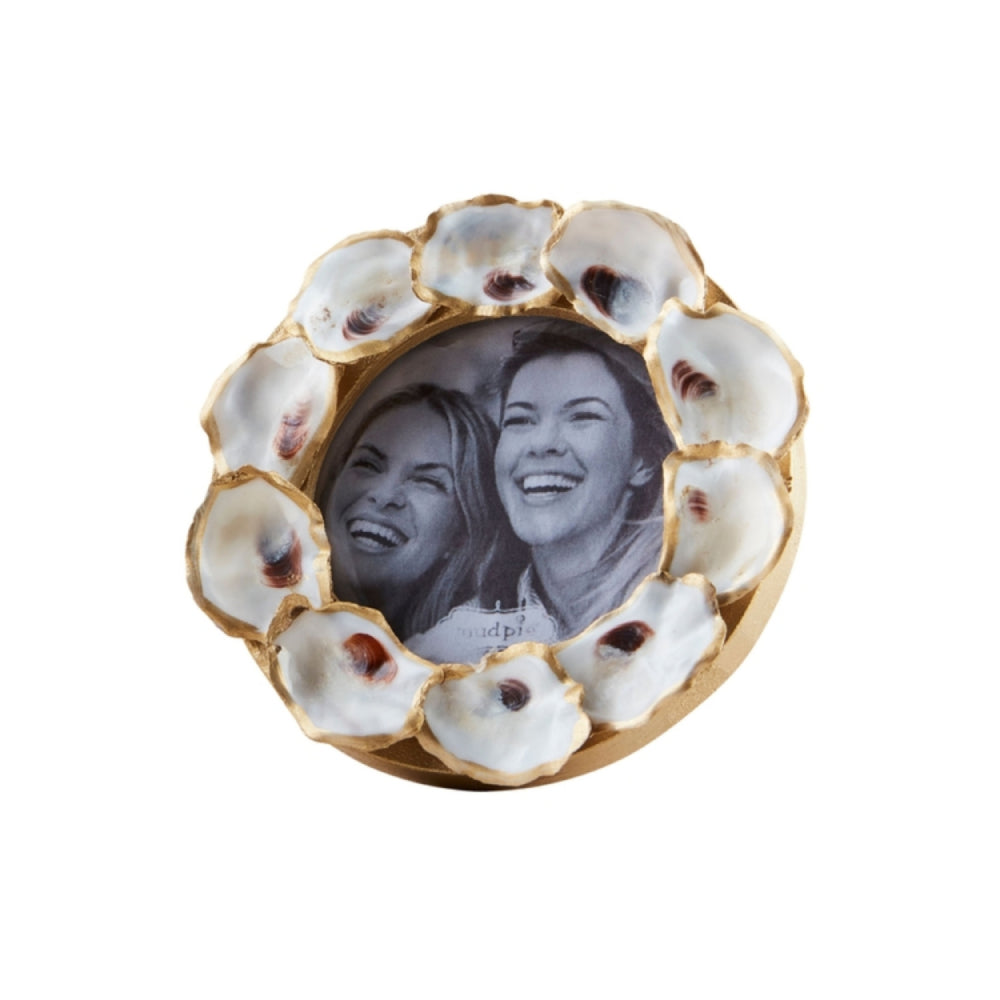 Mud Pie Mini Gold Oyster Frame