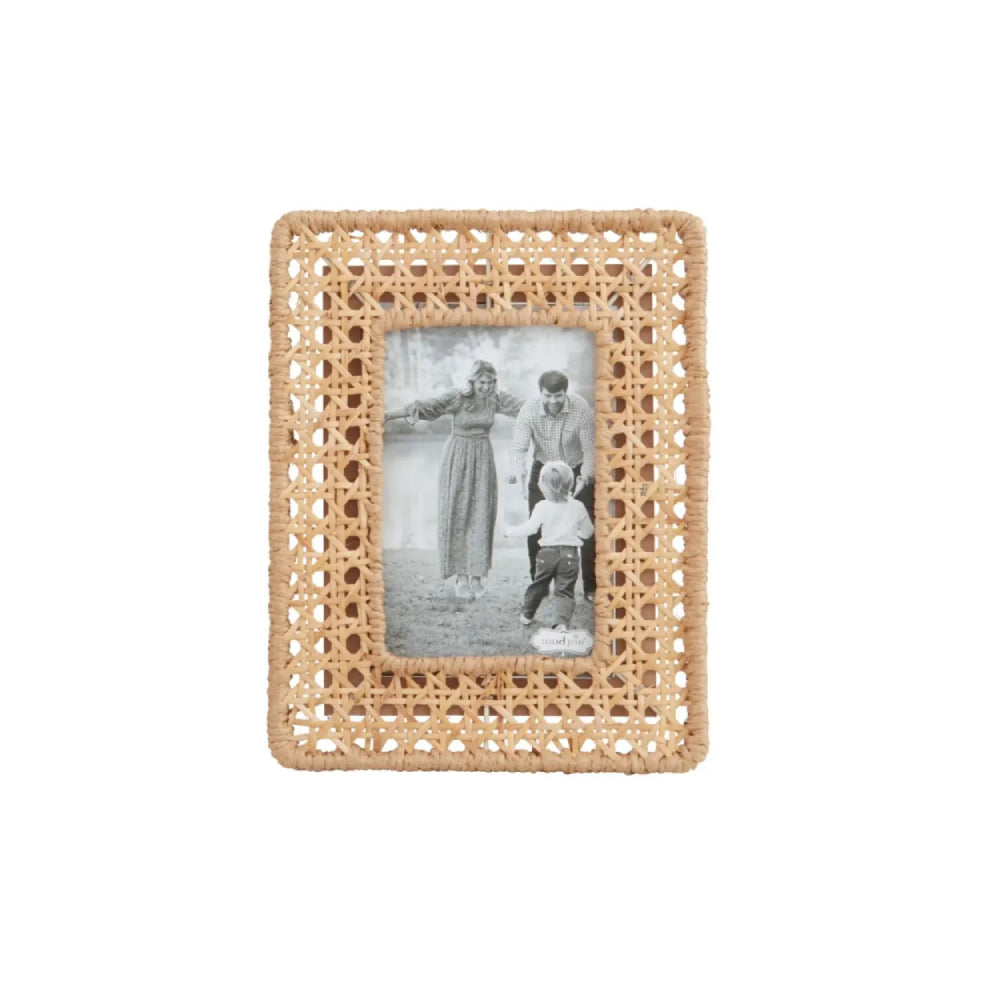 Mud Pie Woven Cane Frame