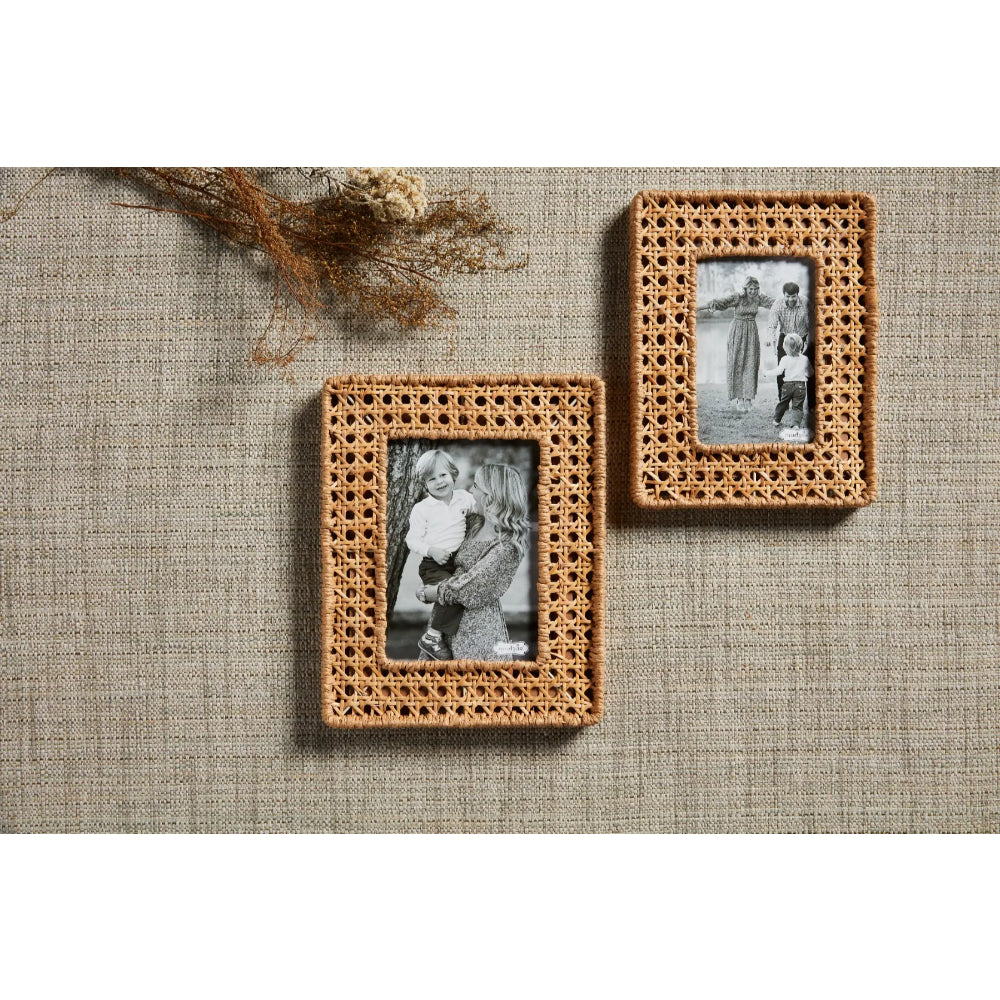 Mud Pie Woven Cane Frame